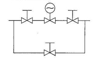 ZAZX（Q）型電動三通調(diào)節(jié)閥安裝示意圖
